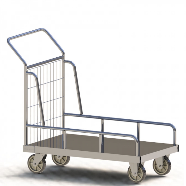 Carro Plataforma 300 kg com Abas | Zinco & Arte