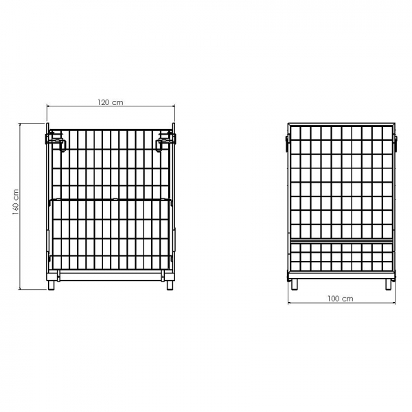 Rack Armazenador Para Papelão | Zinco & Arte