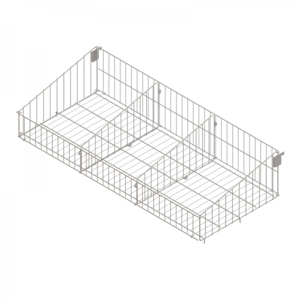 Cesto Gôndola Dobrável 40cm | Zinco & Arte