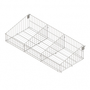 Cesto Gôndola Dobrável 40cm | Zinco & Arte