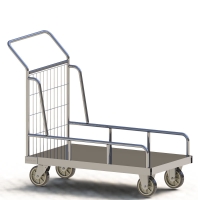 Carro Plataforma 300 kg com Abas | Zinco & Arte