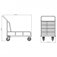 Carro Plataforma 300 kg com Abas | Zinco & Arte